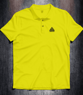 Basic polo Yellow Front