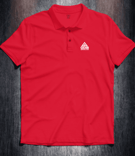 Basic polo Red front