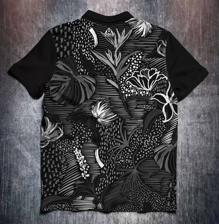 Black white floral - Image 2