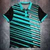Stripes stripes stripes Black grey aqua
