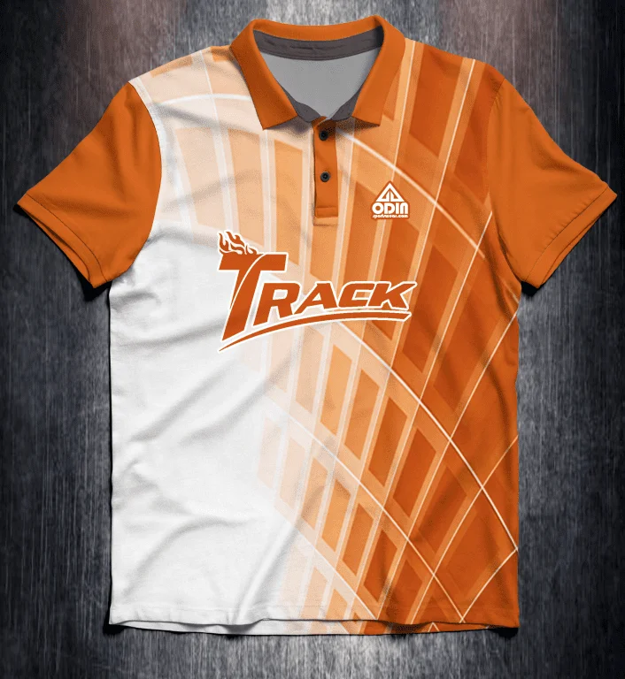 Track Orange Abstract