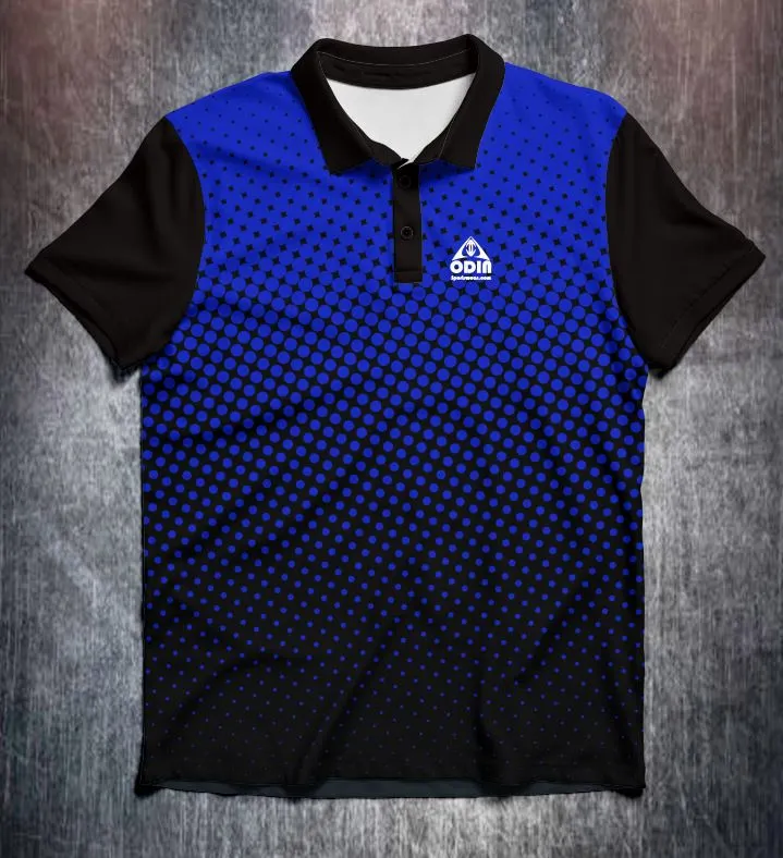 Half Tone Dots Blue