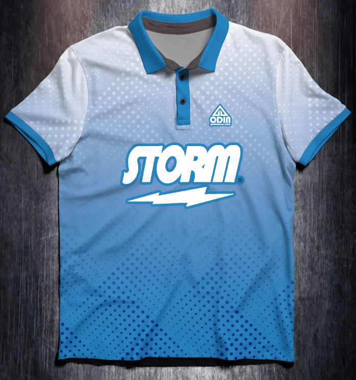 Storm Halftone Blue